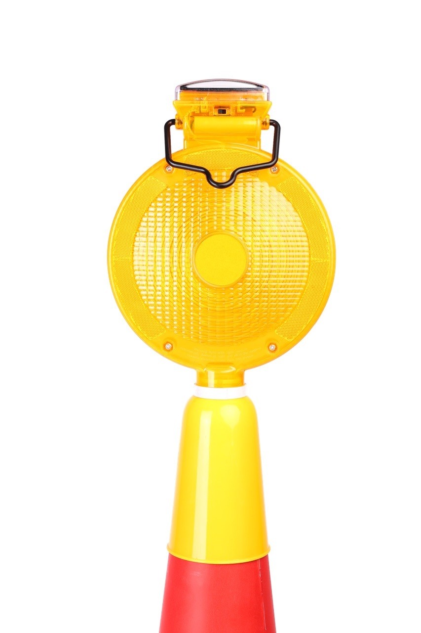 Sinalizador Viario Solar Cone c/fotocelula